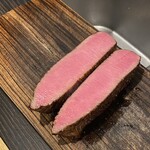 中津をにく - 厚切りタン　カット