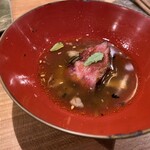 中津をにく - かいのみ　テール鍋のお出汁と