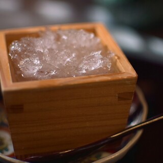 ”名物の冷升酒をはじめ、季節に合わせたお飲み物”