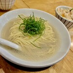 中華そば ココカラサキゑ - 宍道湖シジミのかけ冷やし 1500円　※朝ラー限定