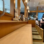 本格手打 もり家 - カウンター席