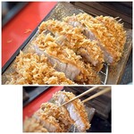 花小梅 - 豚肉は柔らかく、脂身も甘く美味しいとの感想でした。トンカツ好きさんは満足したようです。♪