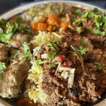 negombo33 - ラムキーマ＋ポークビンダル＋レバーの3種