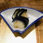 割烹 隆 - 茄子の浅漬けさんでーす。