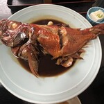 魚まさ - 特大地金目鯛煮魚定食