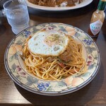 洋食やタイガー - ごくうまナポリタンセット@1100+大盛（無料）