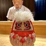 日本料理 徳専 - 初登場。バースデーだるま