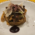 SALONE 2007 - タリアテッレ 岩手県産鴨のラグーと藍苺