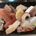 一期一会 よねさん - お刺身の種類の多さ‼️