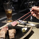 鉄板焼き あさひ - 黒毛和牛ステーキ