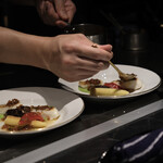 鉄板焼き あさひ - 鮮魚の逸品料理