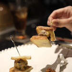 鉄板焼き あさひ - デニッシュバーガーと自家製ピクルス