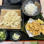讃岐屋 - ざる唐揚げセット