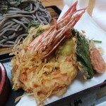 田嶋 - 天ざるそばの天ぷら