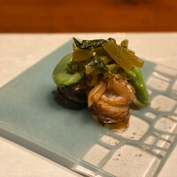 おく - 鰻  独活 花山椒