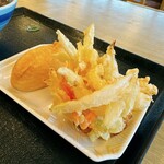 どんどん庵 - 野菜かき揚げ