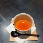 きつね - プラス300円で、すき焼きで使用した割下を使ったプリン