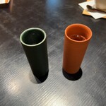 きつね - ほうじ茶。筒状で飲みやすく、保温性もあるのかな？