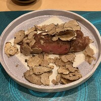 日本料理秀たか - 松阪牛ランジリのステーキ、フランス産サマートリュフ