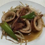 埼玉屋食堂 - イカバター醤油炒め