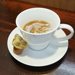 キッチン ブルー グローブ - ホワイトコーヒーにします
