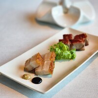 中国飯店 琥珀宮 - 前菜 香港風焼き肉とチャーシュー