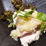 チャイナバル　BIGUP！ - 蒸し鶏のネギソース