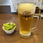 焼鳥かじ平 - ビール