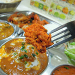 RAJ - シークカバブ・パパド＆サラダ・タンドリーブラウン喰らう