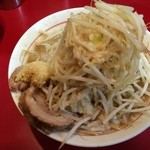 千里眼 - ラーメン麺130g ニンニクヤサイアブラカラアゲ別 700円 