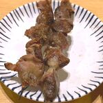 Taishu Shokudo Tengu Dai Hall Ueno ekimae ten - Sunagimo Skewers, JPY 120 each – June 14, 2024