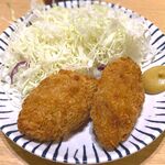 Taishu Shokudo Tengu Dai Hall Ueno ekimae ten - Fried Oysters, JPY 320 – June 14, 2024