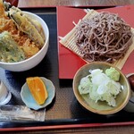 そば処 壱 - 天丼セットの海苔抜き