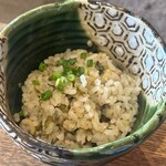 柳家 - 鮎と山菜のご飯