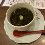 食べ笑い縁 たかや - 青のりの茶碗蒸しがお通し