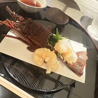 てんぷら 竹本 - 伊勢海老の天ぷら