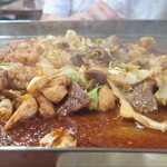 亀とん食堂 - そろそろよね〜と思っても、じっと我慢。触ろうとすると叱られました。。。