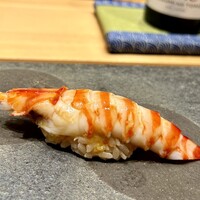 鮨 匠海 - 車海老 海老味噌をしのばせて