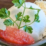 東京焼肉 黒木 - シャンパンソルベ～季節のフルーツと共に～