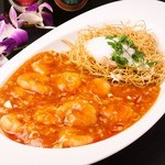 Spicy shrimp chili sauce