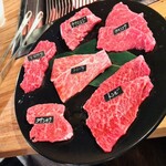 和牛とワイン フォーコ - 希少部位の盛り合わせ