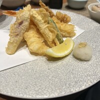 九州の旬 博多廊 大阪店 - 天ぷら盛り合わせ