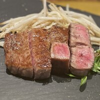鉄板焼 炭焼 さいとう - 仙台牛サーロイン（80g）