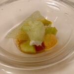 小笠原伯爵邸 - ライムとメロンのソルベ