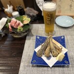 いち花 - めひかりの唐揚げもこのサイズ感。