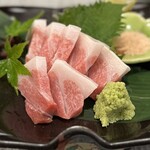 いち花 - 本鮪の大トロ(時価)