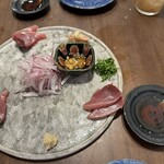 鉄砲町わびすけ - 鰹刺身①