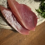 鉄砲町わびすけ - 鰹刺身②
