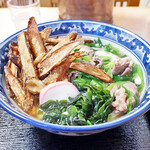 八百音 - ごぼう天うどん大盛