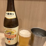 中華蕎麦 一心 - 瓶ビール600円